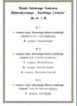 Czytaj więcej: Wyniki Szkolnego Konkursu Matematycznego dla klas I-III