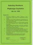 Czytaj więcej: Szkolny Konkurs Pięknego Czytania dla klas I-III