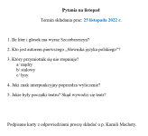 Czytaj więcej: Konkurs ,,Czy znasz swój język ojczysty?