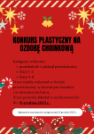 Czytaj więcej: Szkolny konkurs plastyczny na ozdobę choinkową