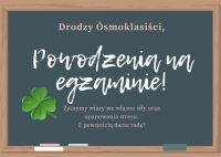 Czytaj więcej: Egzamin ósmych klas
